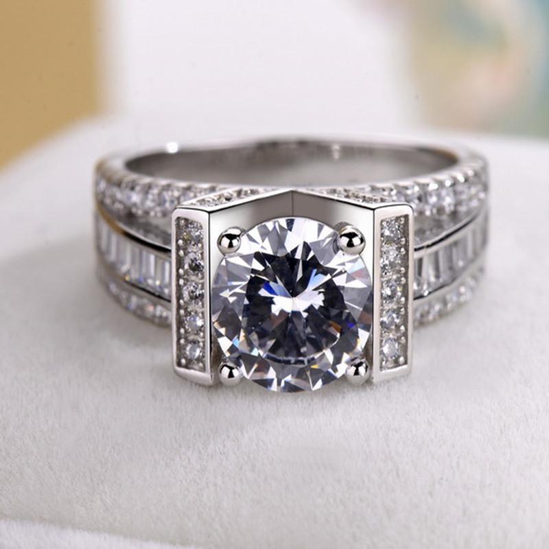 Women Accessories List - خاتم زفاف من الزركونيا للسيدات ،