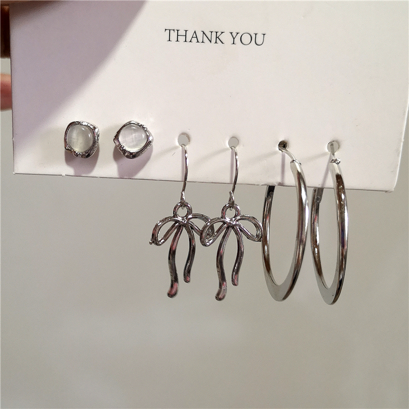 Women'S Emo Accessories - أقراط بدلاية على شكل عقدة فيونكة