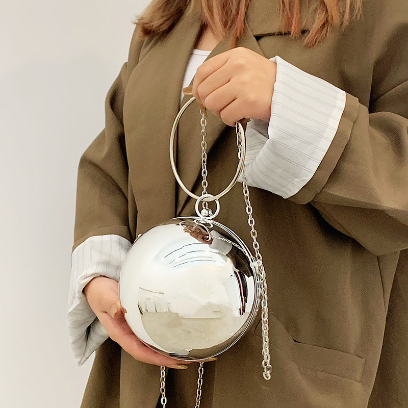 Wallet Chain Bag - المرأة الفاخرة كرة مستديرة مساء حقيبة