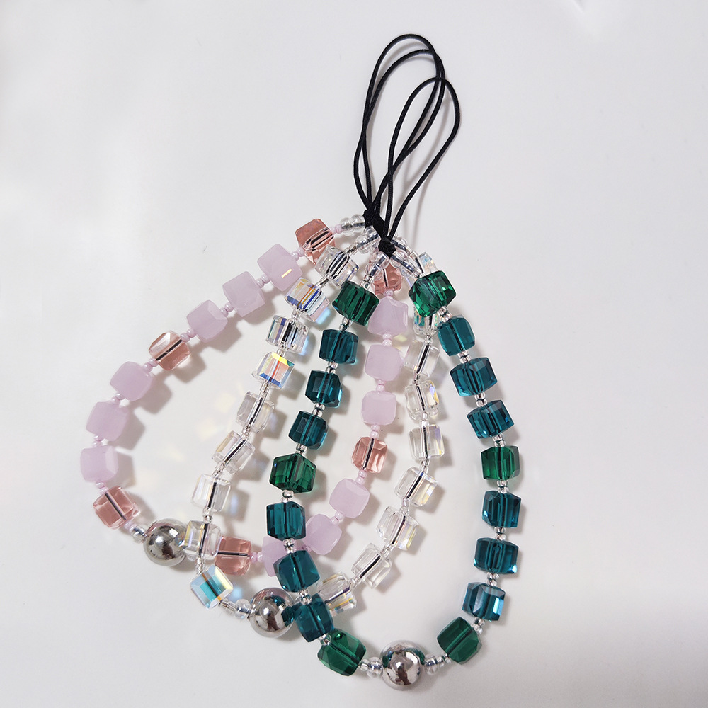 Women'S Y2K Accessories - سحر الهاتف الرنجة مع حبات مربعة