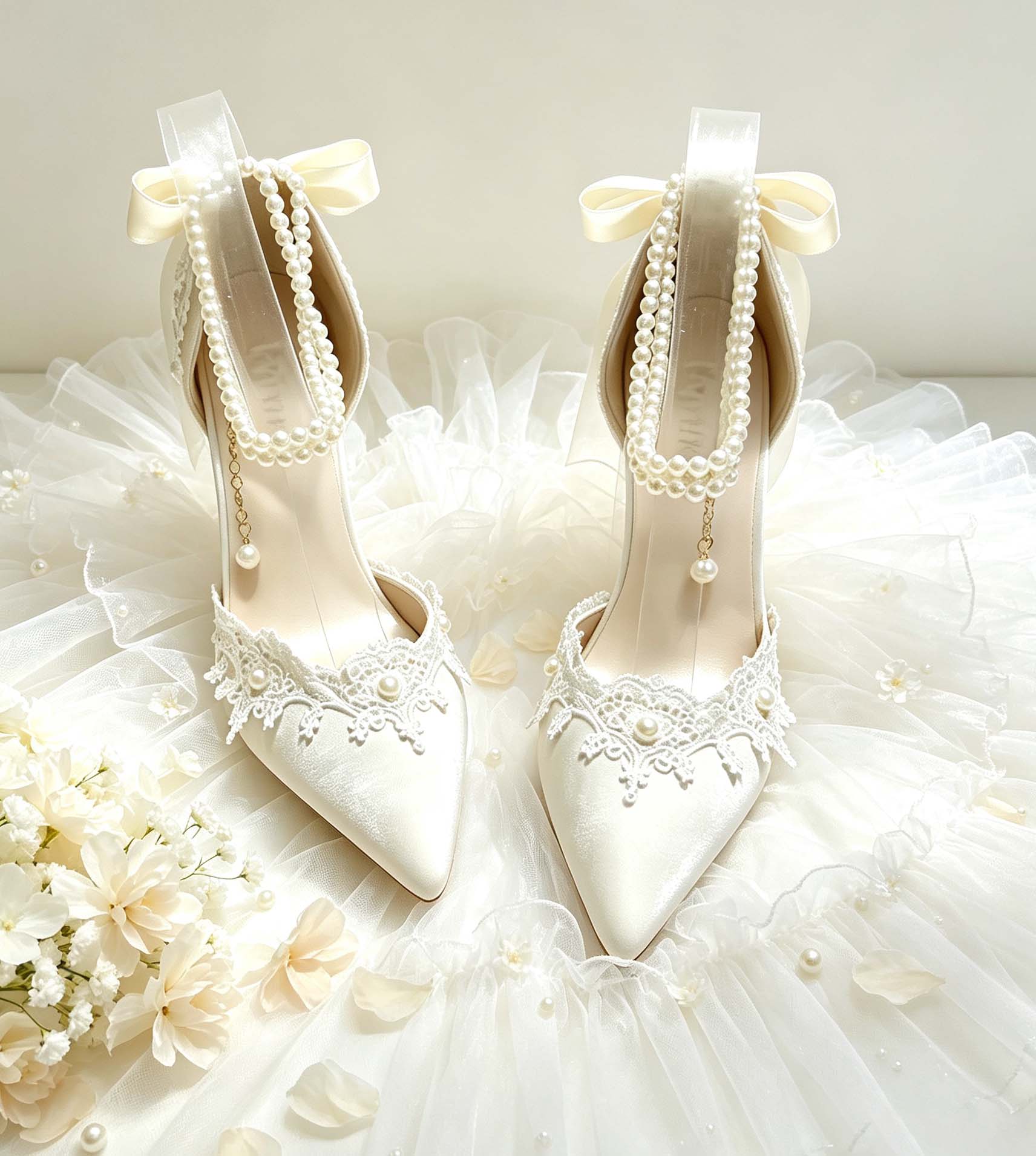 Women'S Y2K Accessories - أحذية نسائية ذات كعب عالٍ مزينة