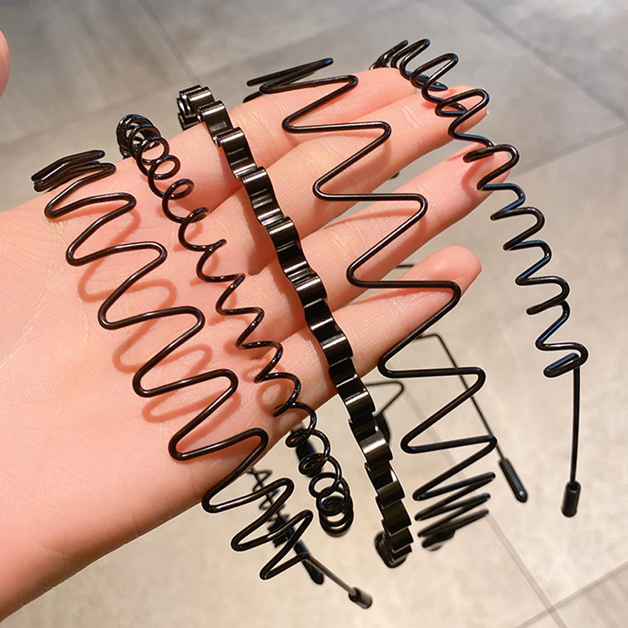 Women Accessories Combo - 2-5 قطعة هيرباند متموج الربيع الشعر