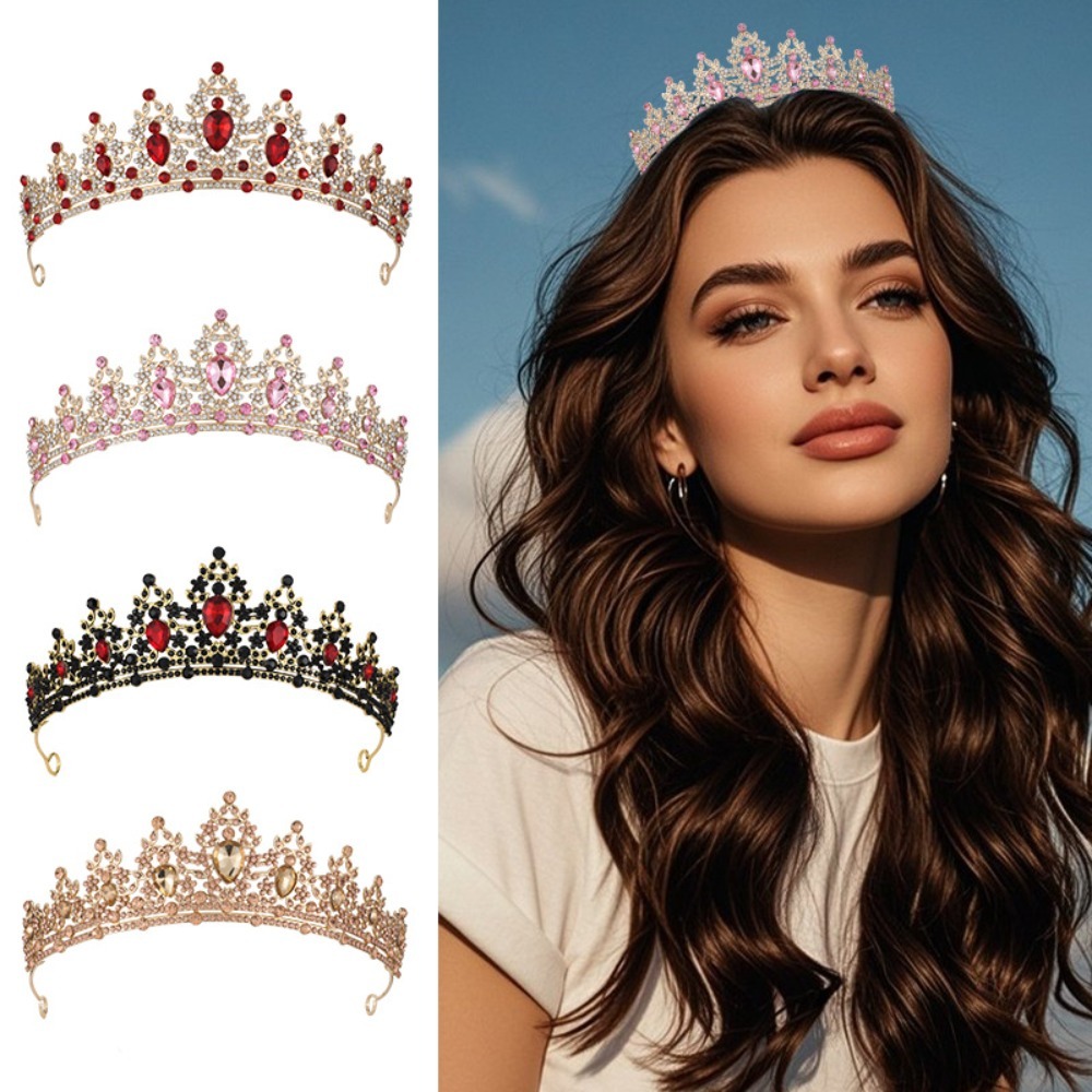 Women Accessories For Wedding - تاج زفاف فضي مطلي بتصميم أوراق