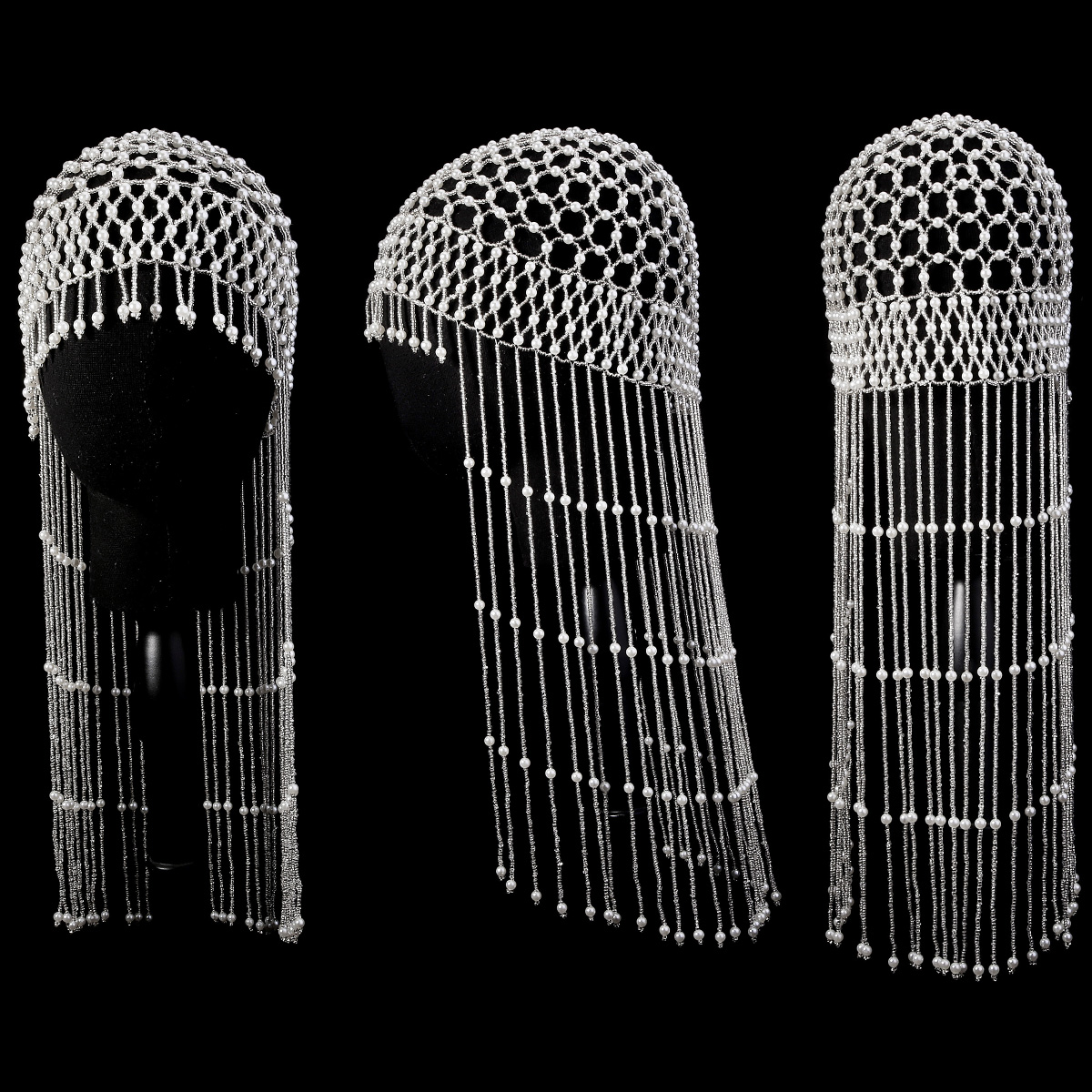 غطاء رأس فاخر مزين باللؤلؤ وال - مراجعة Women Accessories For Wedding وسعره