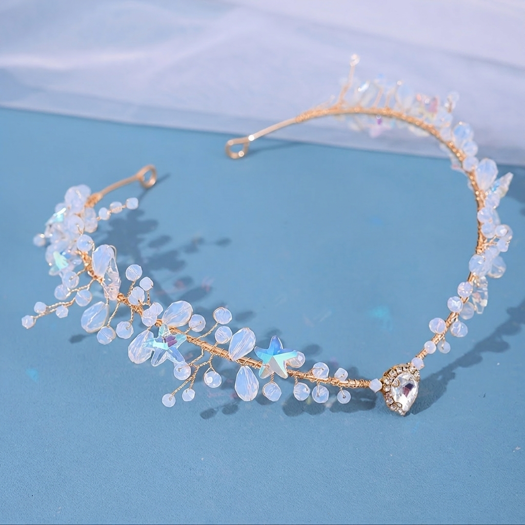 إكسسوار شعر للعروس، تاج كريستا - مراجعة Women Accessories For Wedding وسعره