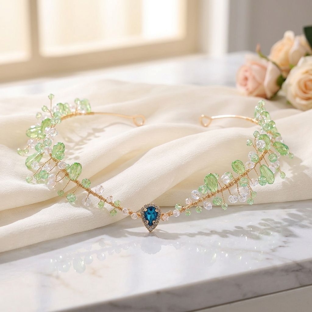 إكسسوار شعر للعروس، تاج كريستا - مراجعة Women Accessories For Wedding وسعره