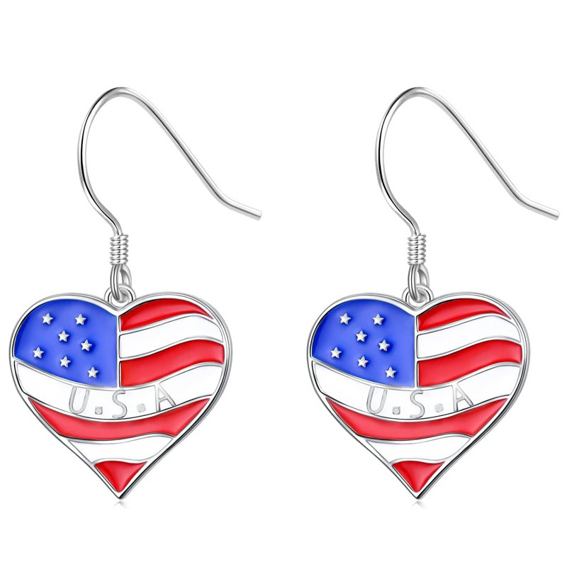 أقراط هويتان بتصميم قلب مع نمط - مراجعة Women Accessories Usa وسعره