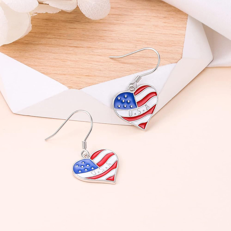 أقراط هويتان بتصميم قلب مع نمط - مراجعة Women Accessories Usa وسعره