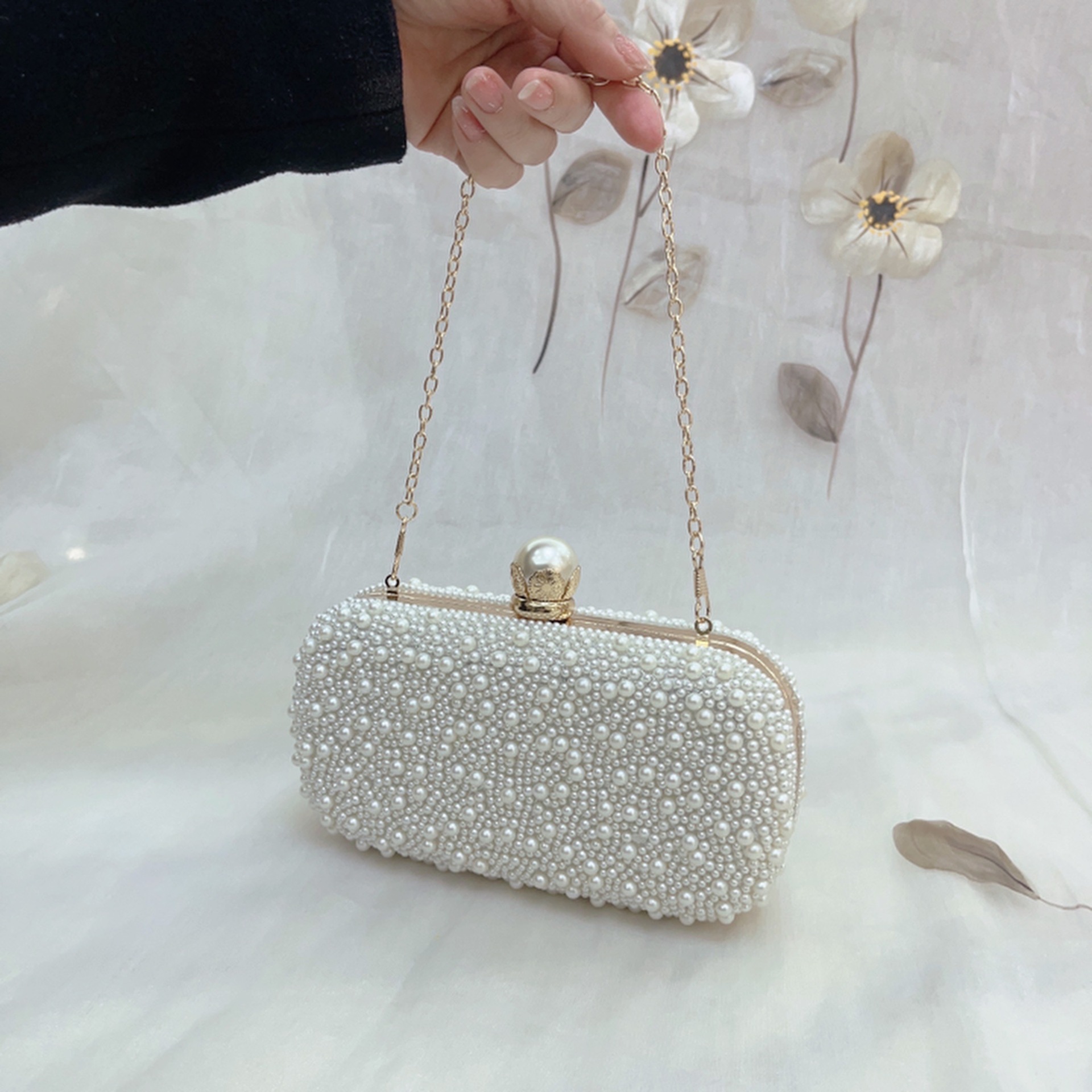 فاخر الزفاف مساء فستان حقيبة س - مراجعة Wallet Chain Bag وسعره