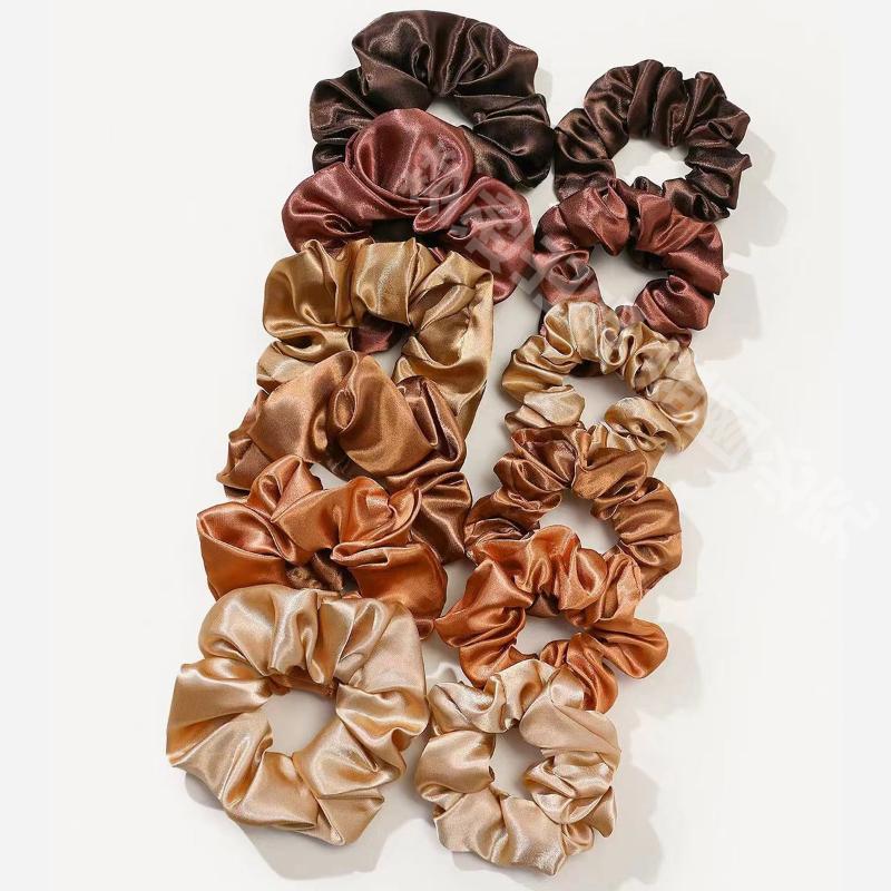 12 قطعة من ربطات الشعر الناعمة - مراجعة Scrunchie Satin Set وسعره