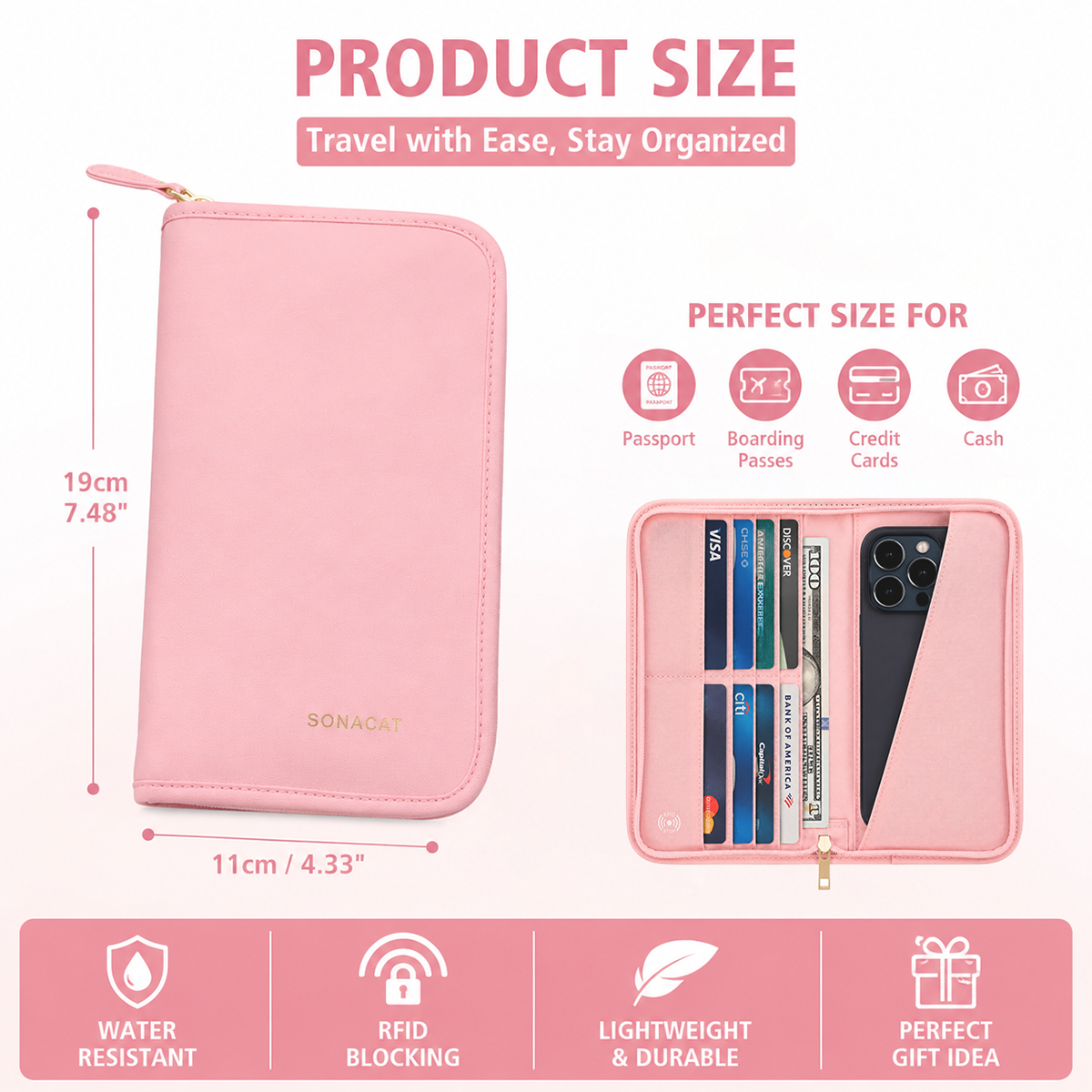 حافظة جواز سفر مضادة لتقنية RF - مراجعة Women Accessories List وسعره