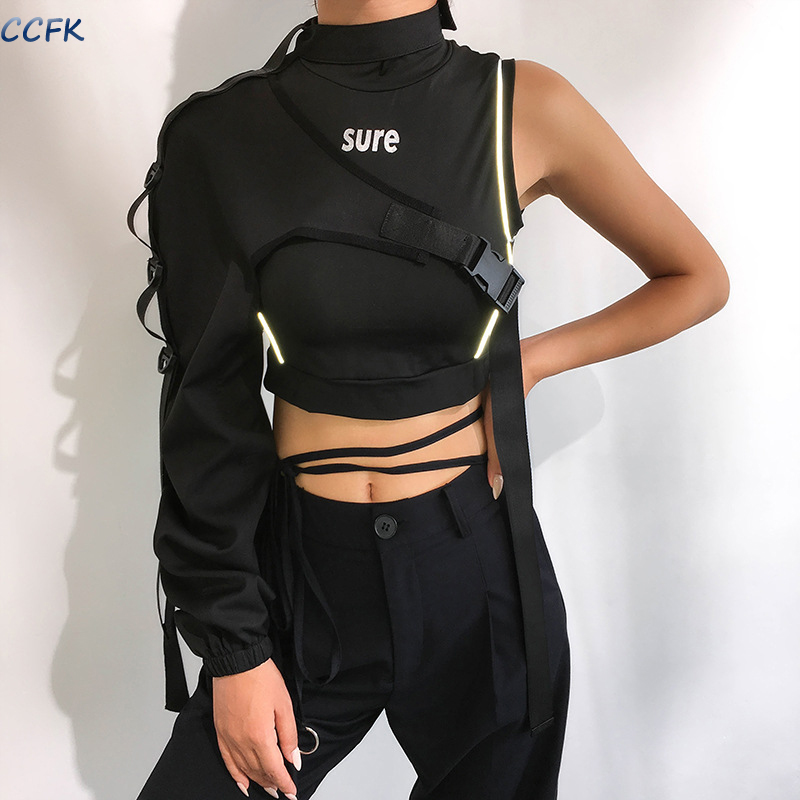 Y2k ملابس علوي نسائية عاكسة جم - مراجعة Women'S Emo Accessories وسعره