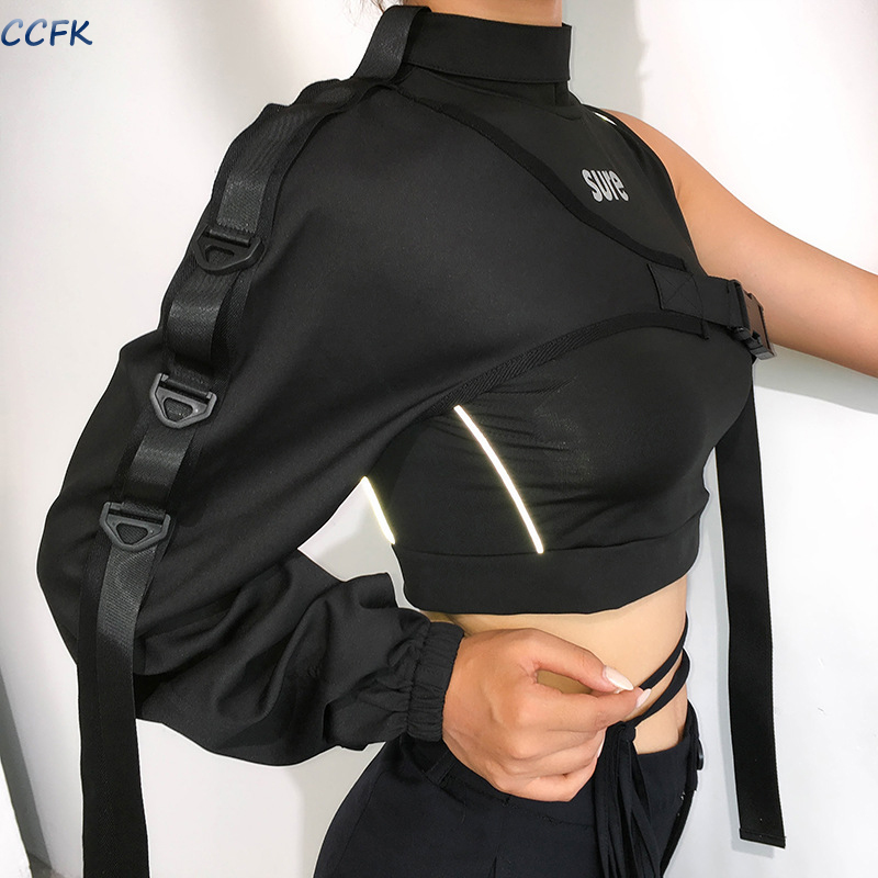 Y2k ملابس علوي نسائية عاكسة جم - مراجعة Women'S Emo Accessories وسعره