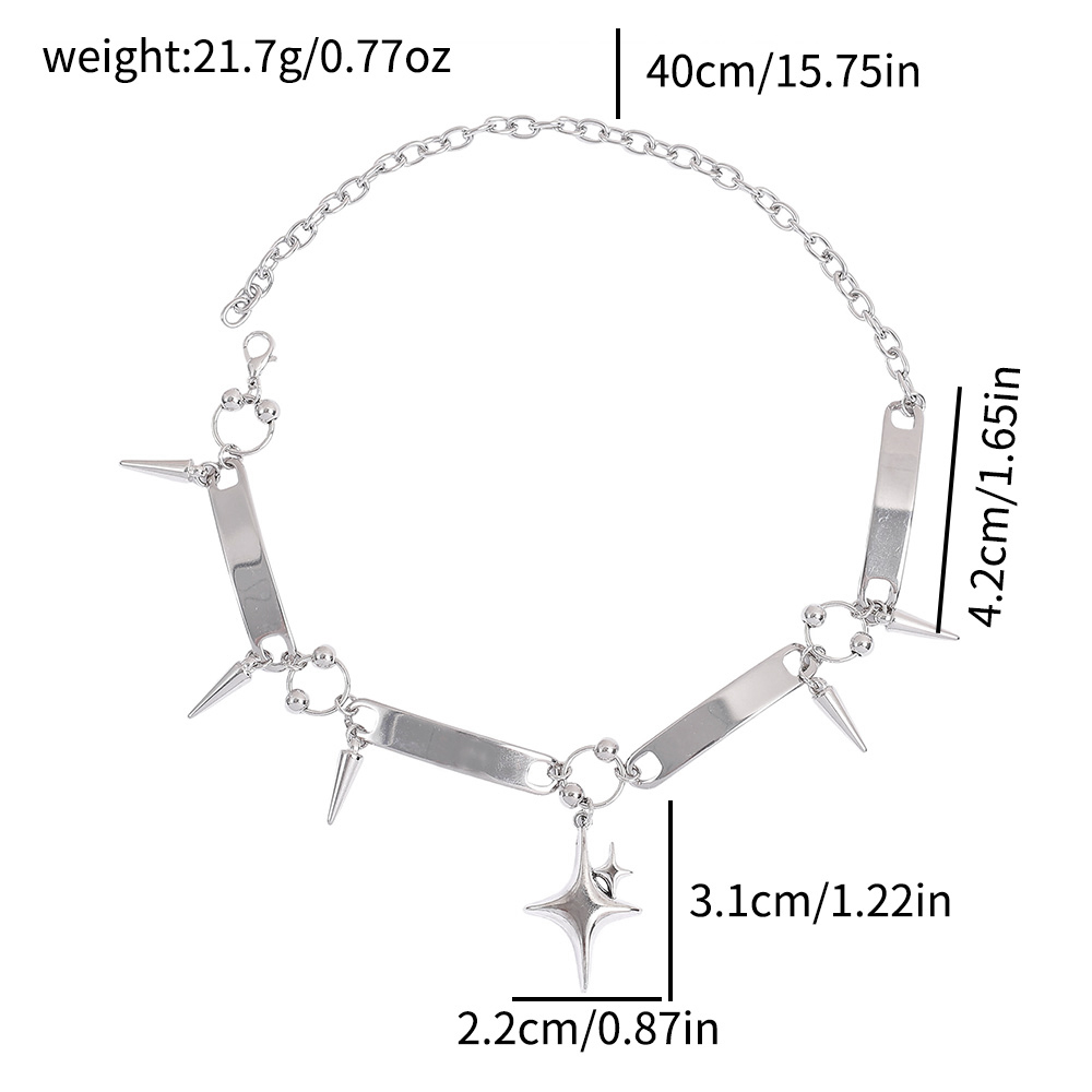 قلادة نسائية بتصميم نجمة بانك  - مراجعة Women'S Y2K Accessories وسعره