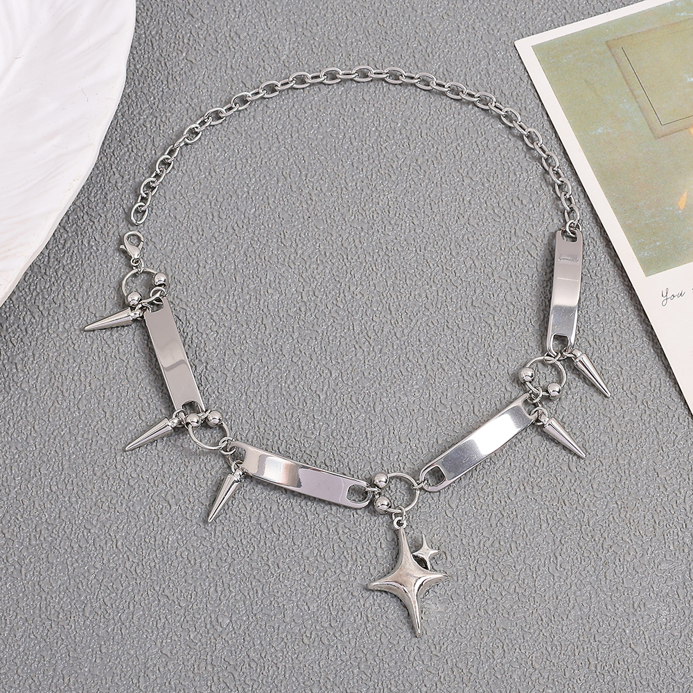 قلادة نسائية بتصميم نجمة بانك  - مراجعة Women'S Y2K Accessories وسعره