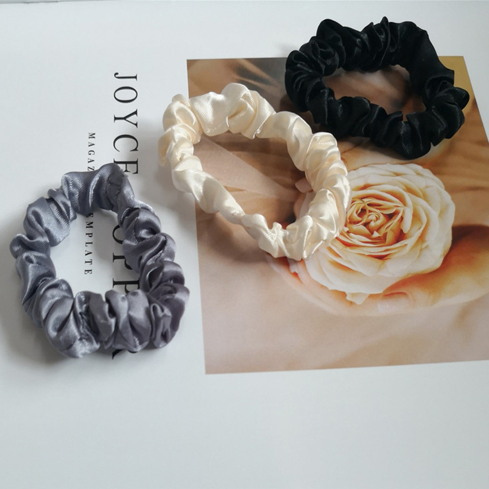مجموعة من 12 قطعة من ربطات الش - مراجعة Scrunchie Satin Set وسعره