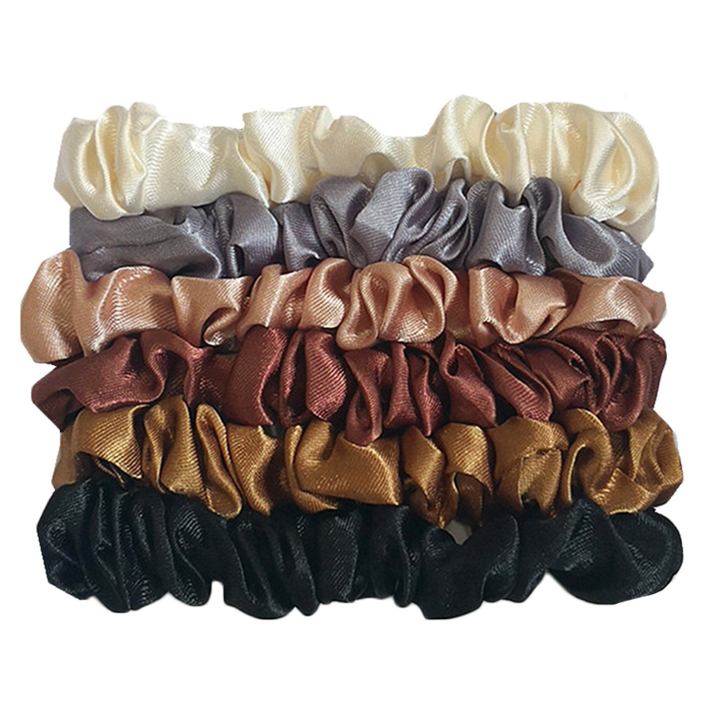 مجموعة من 12 قطعة من ربطات الش - مراجعة Scrunchie Satin Set وسعره
