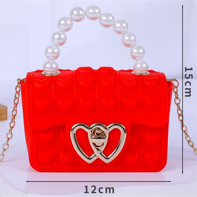حقيبة جيلي على شكل فقاعات من ا - مراجعة Wallet Chain Bag وسعره
