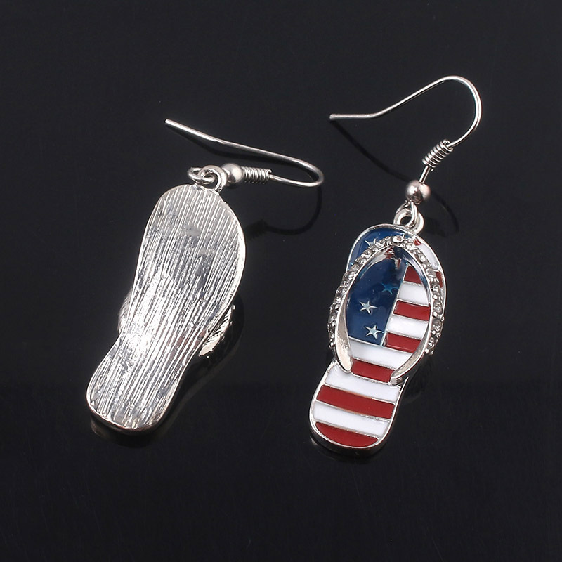 أقراط العلم الأمريكي أقراط متد - مراجعة Women Accessories Usa وسعره