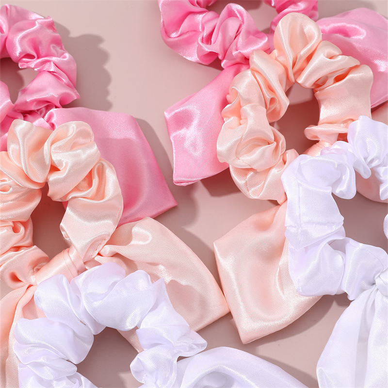 6 قطع/مجموعة من ربطات الشعر ال - مراجعة Scrunchie Satin Set وسعره