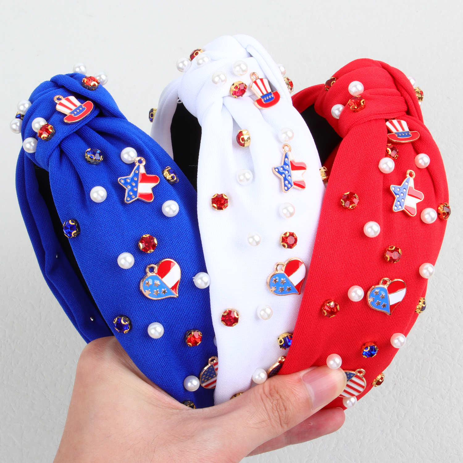 ربطات رأس مطبوعة بعلم الولايات - مراجعة Women Accessories Usa وسعره
