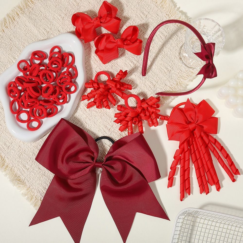 مجموعة من 57 قطعة من إكسسوارات - مراجعة Scrunchie Satin Set وسعره