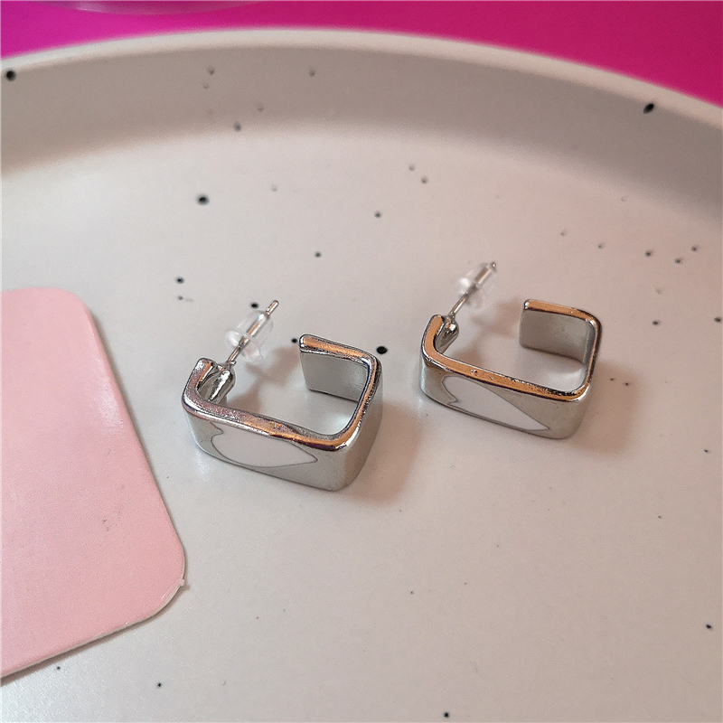 أقراط معدنية للنساء ، هندسية ، - مراجعة Women'S Emo Accessories وسعره
