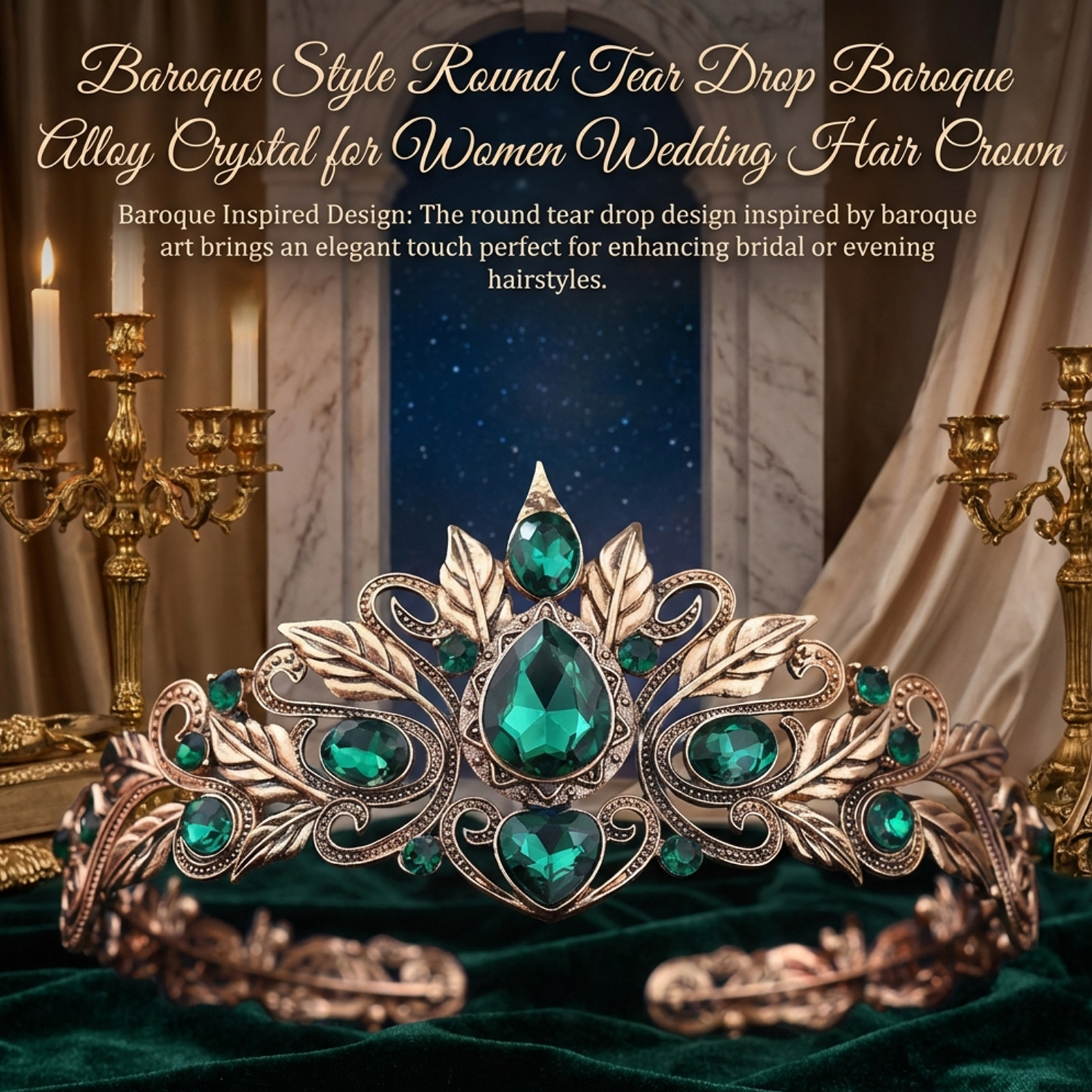 تاج شعر دائري على الطراز البار - مراجعة Women Accessories For Wedding وسعره
