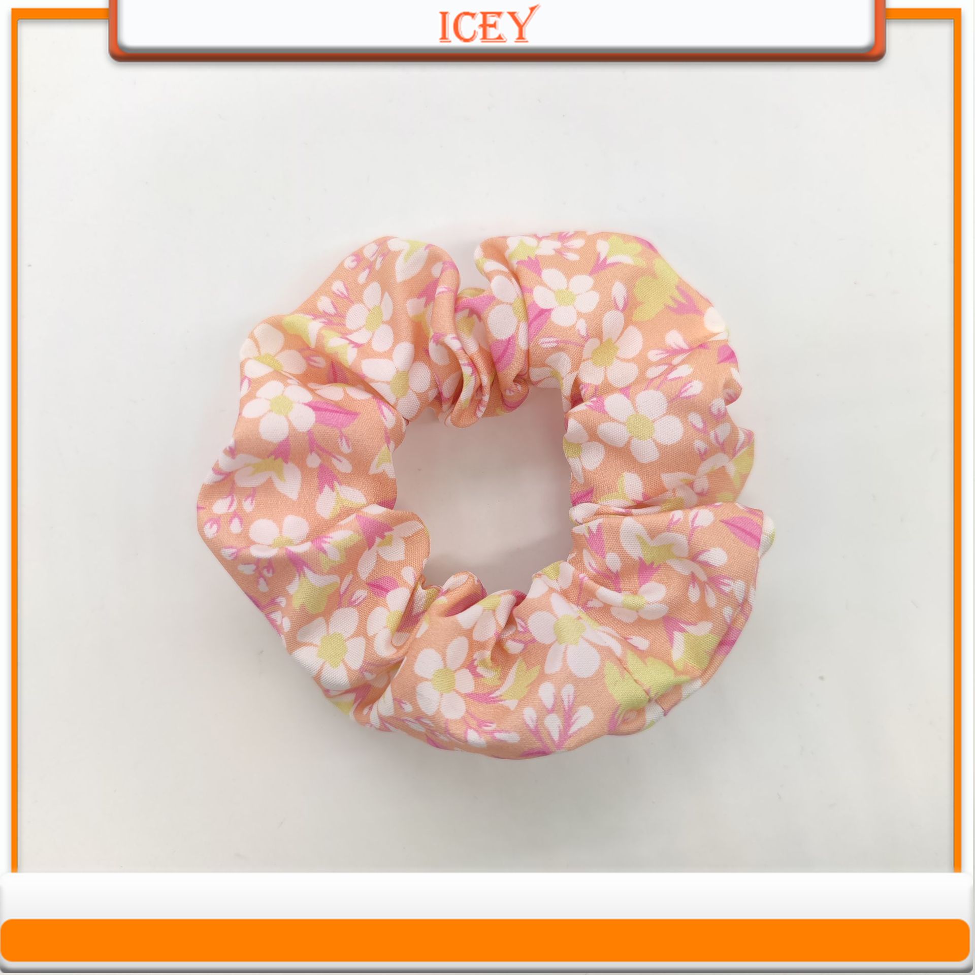 سكرونشي قماش زهري ، حلقة معوية - مراجعة Scrunchie Satin Set وسعره