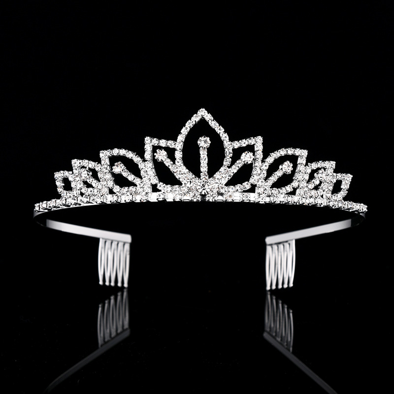 تاج زفاف فضي اللون مرصع بالأحج - مراجعة Women Accessories For Wedding وسعره