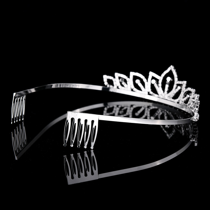 تاج زفاف فضي اللون مرصع بالأحج - مراجعة Women Accessories For Wedding وسعره
