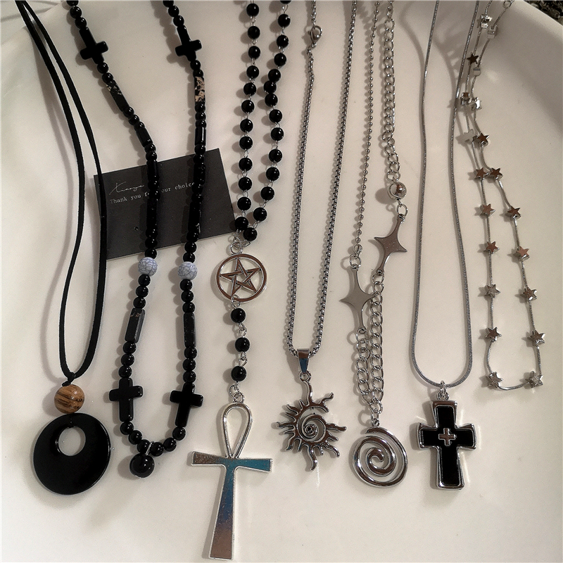 فاسق دوامة الشمس الصليب سلسلة  - مراجعة Women'S Emo Accessories وسعره