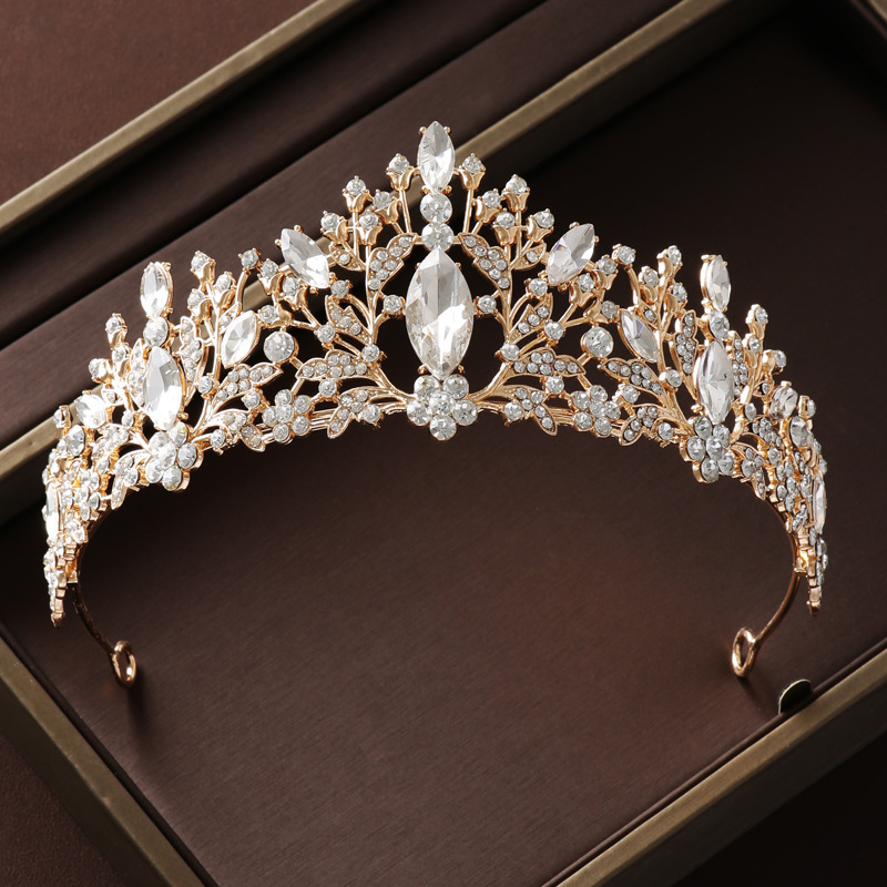 تاج ملكي ملون مرصع بالأحجار ال - مراجعة Women Accessories For Wedding وسعره