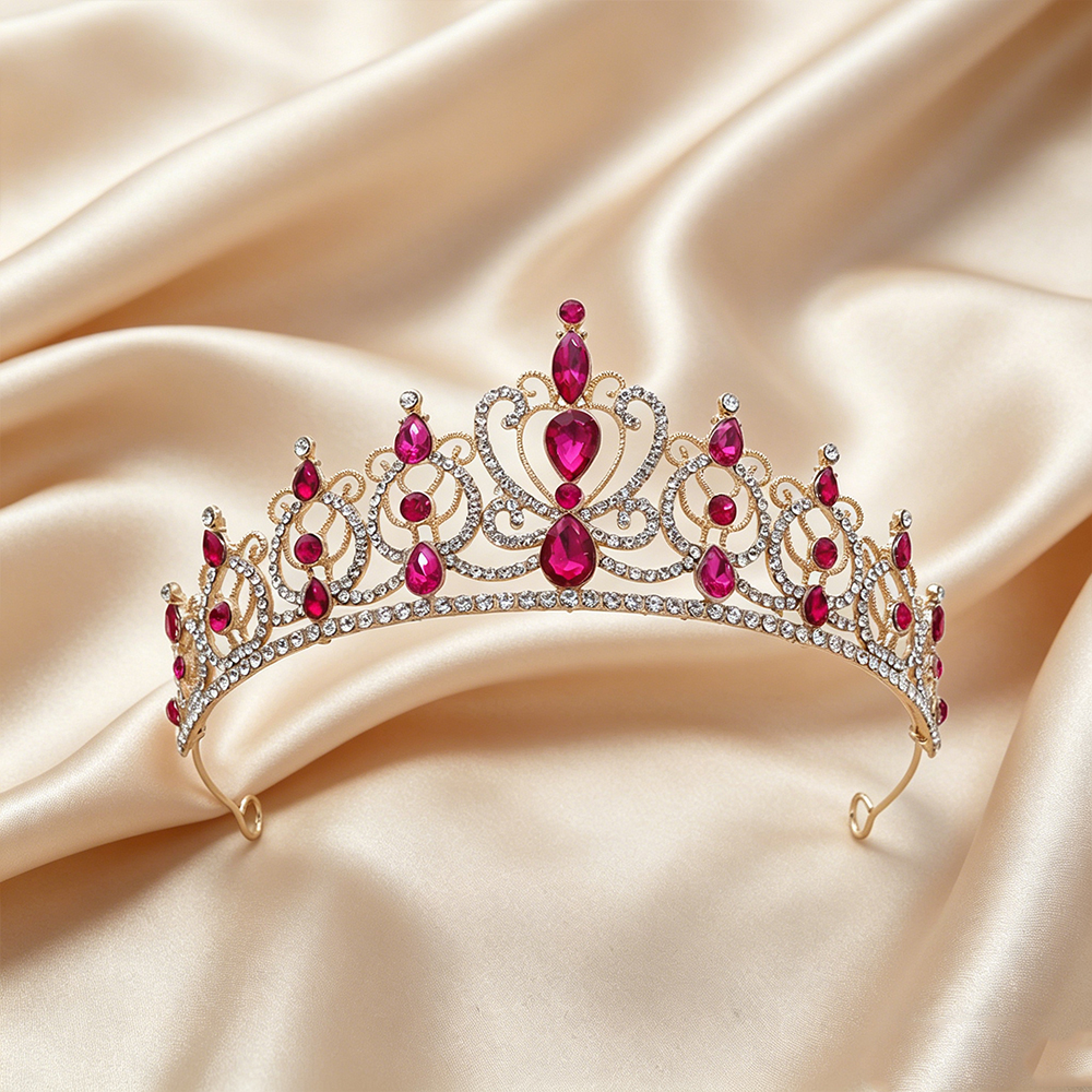 تاج ذهبي فاخر بتصميم عتيق، إكس - مراجعة Women Accessories For Wedding وسعره