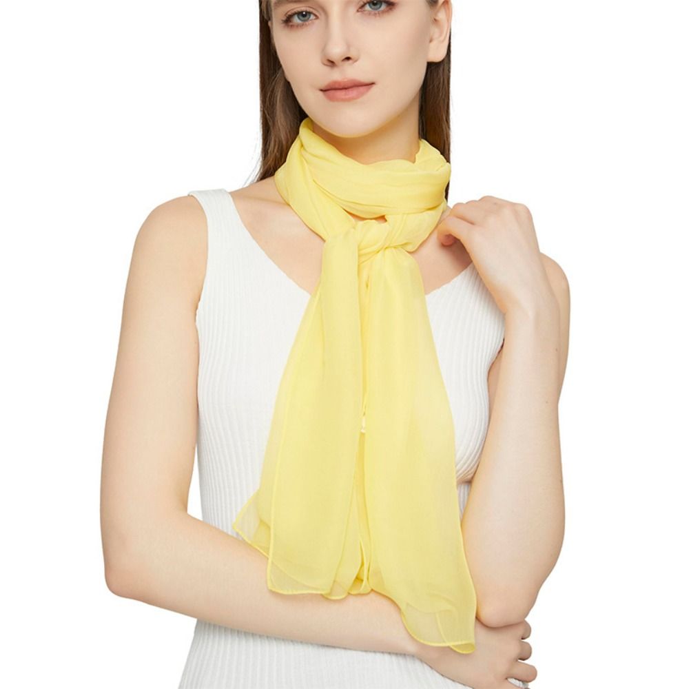 وشاح شيفون واقي من الشمس بتصمي - مراجعة Accessories Brand For Women وسعره