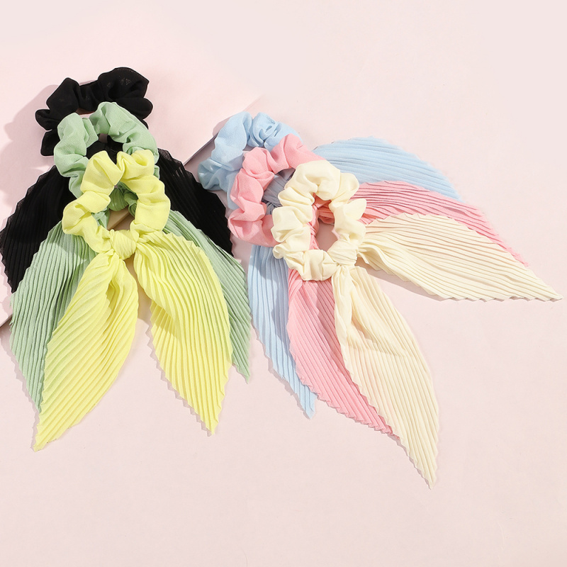 6 قطع/مجموعة من ربطات الشعر ال - مراجعة Scrunchie Satin Set وسعره