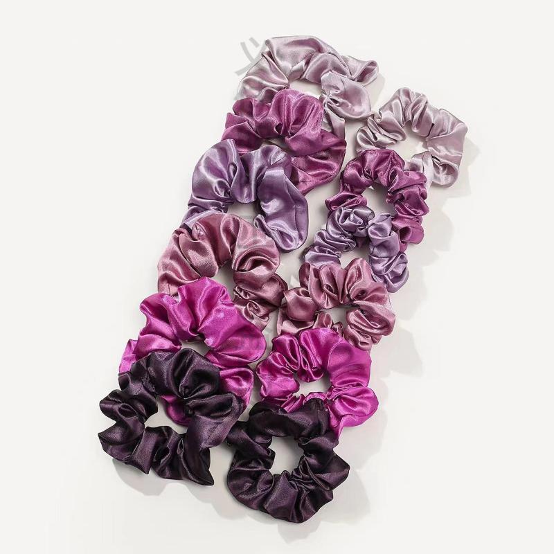 12 قطعة من ربطات الشعر الناعمة - مراجعة Scrunchie Satin Set وسعره