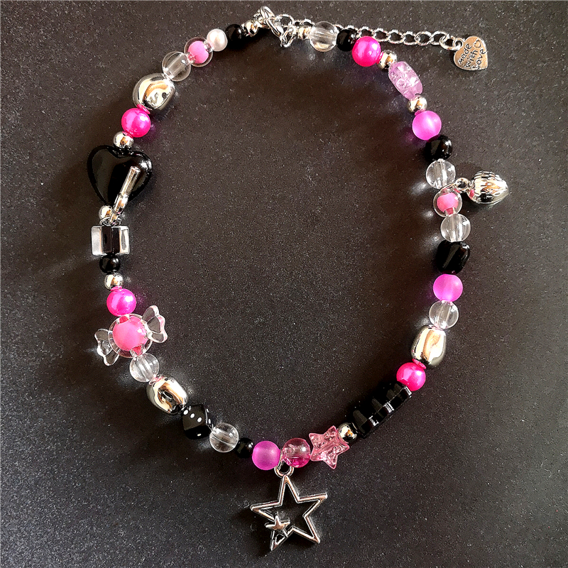 الرجعية القوطية Y2K ستار القلب - مراجعة Women'S Emo Accessories وسعره