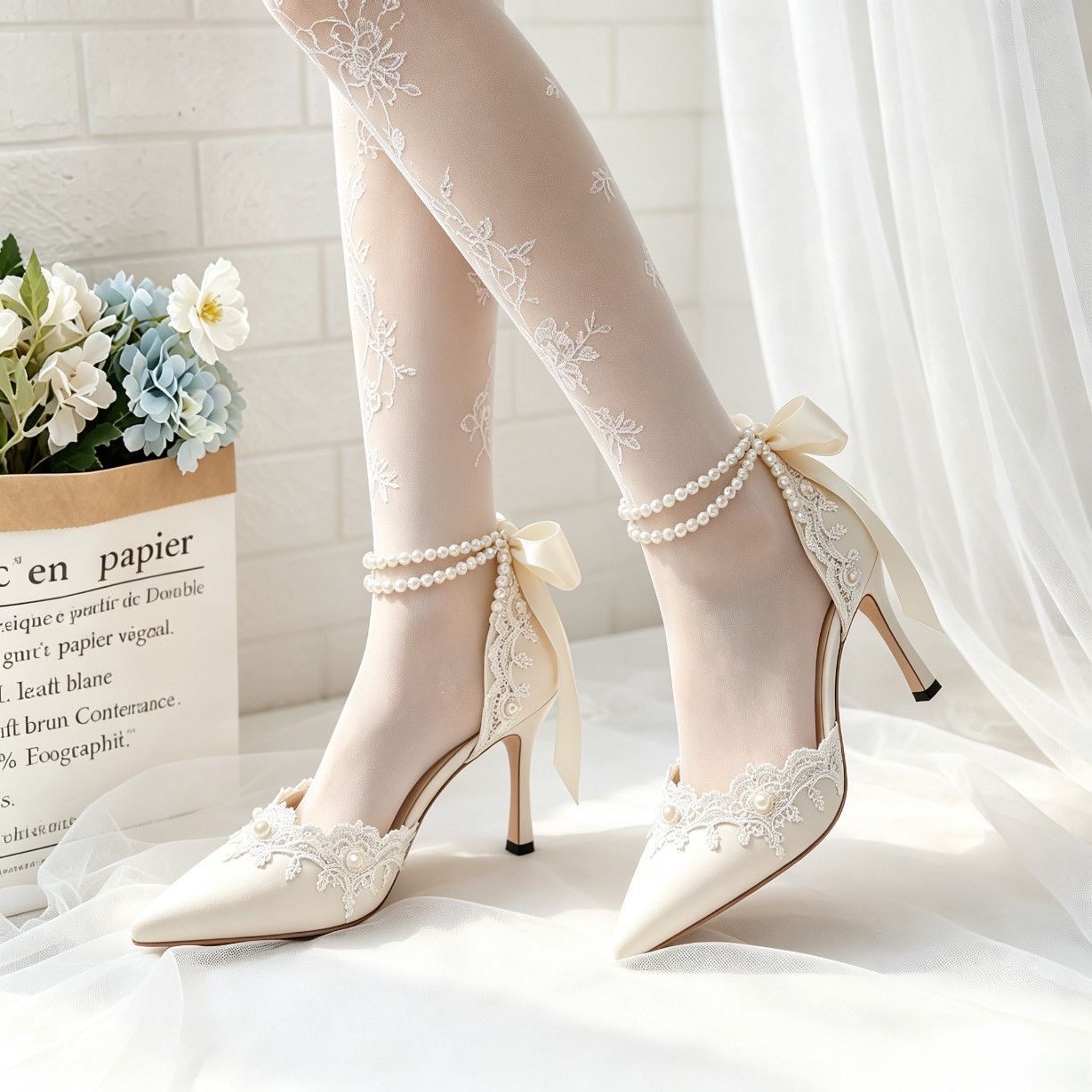 أحذية نسائية ذات كعب عالٍ مزين - مراجعة Women'S Y2K Accessories وسعره