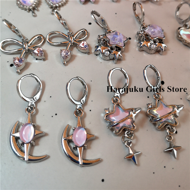 القوطية Y2K ضوء القمر حجر القل - مراجعة Women'S Emo Accessories وسعره