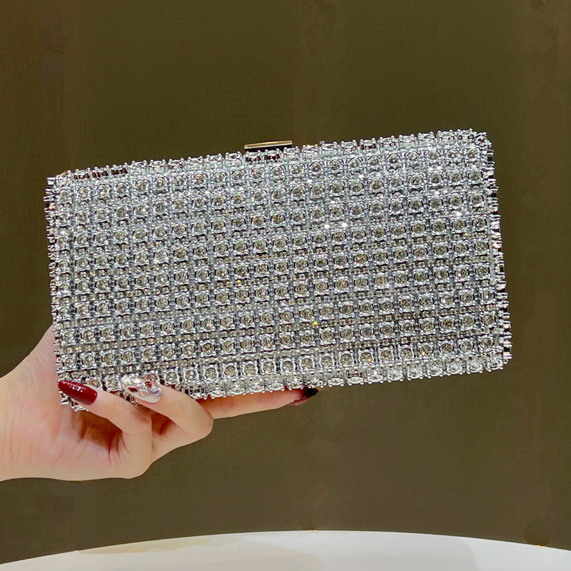 حقيبة سهرة نسائية فاخرة مرصعة  - مراجعة Wallet Chain Bag وسعره