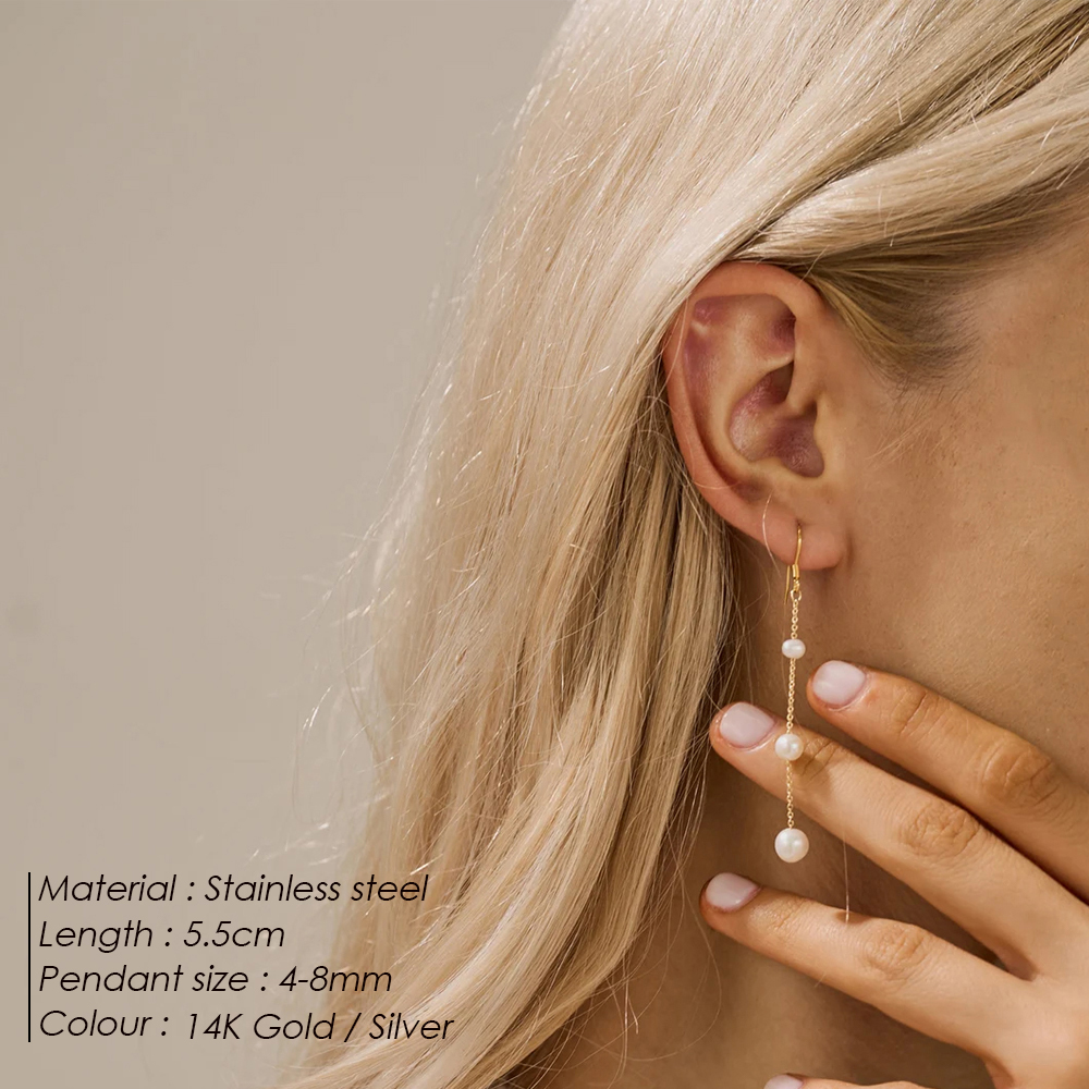 أقراط لؤلؤ طبيعي ناعم من إيمان - مراجعة Women Accessories Outlet وسعره