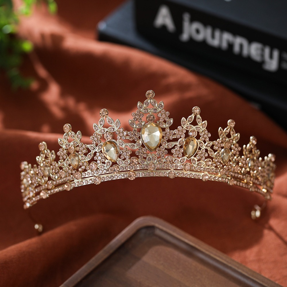 تاج زفاف فضي مطلي بتصميم أوراق - مراجعة Women Accessories For Wedding وسعره