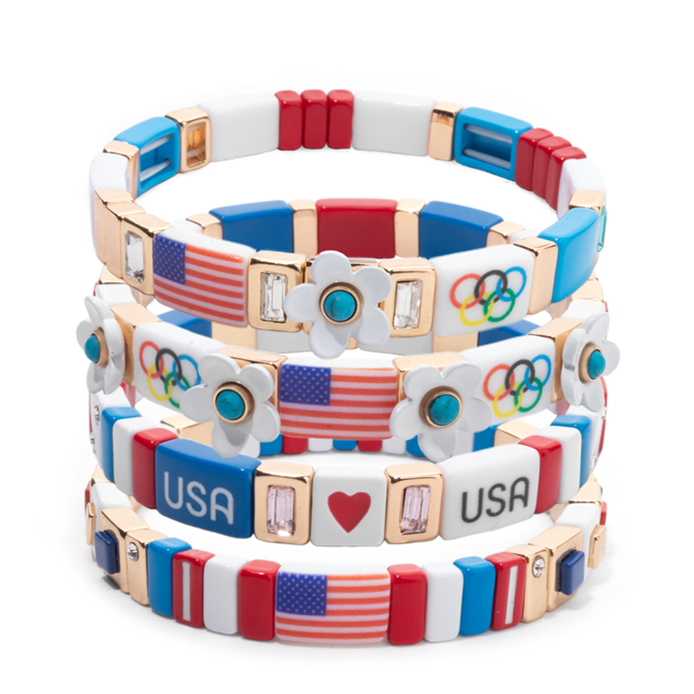 أساور جديدة بتصميم وطني لعام 2 - مراجعة Women Accessories Usa وسعره