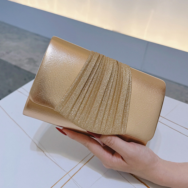 حقيبة يد مسائية صغيرة ذهبية لل - مراجعة Wallet Chain Bag وسعره
