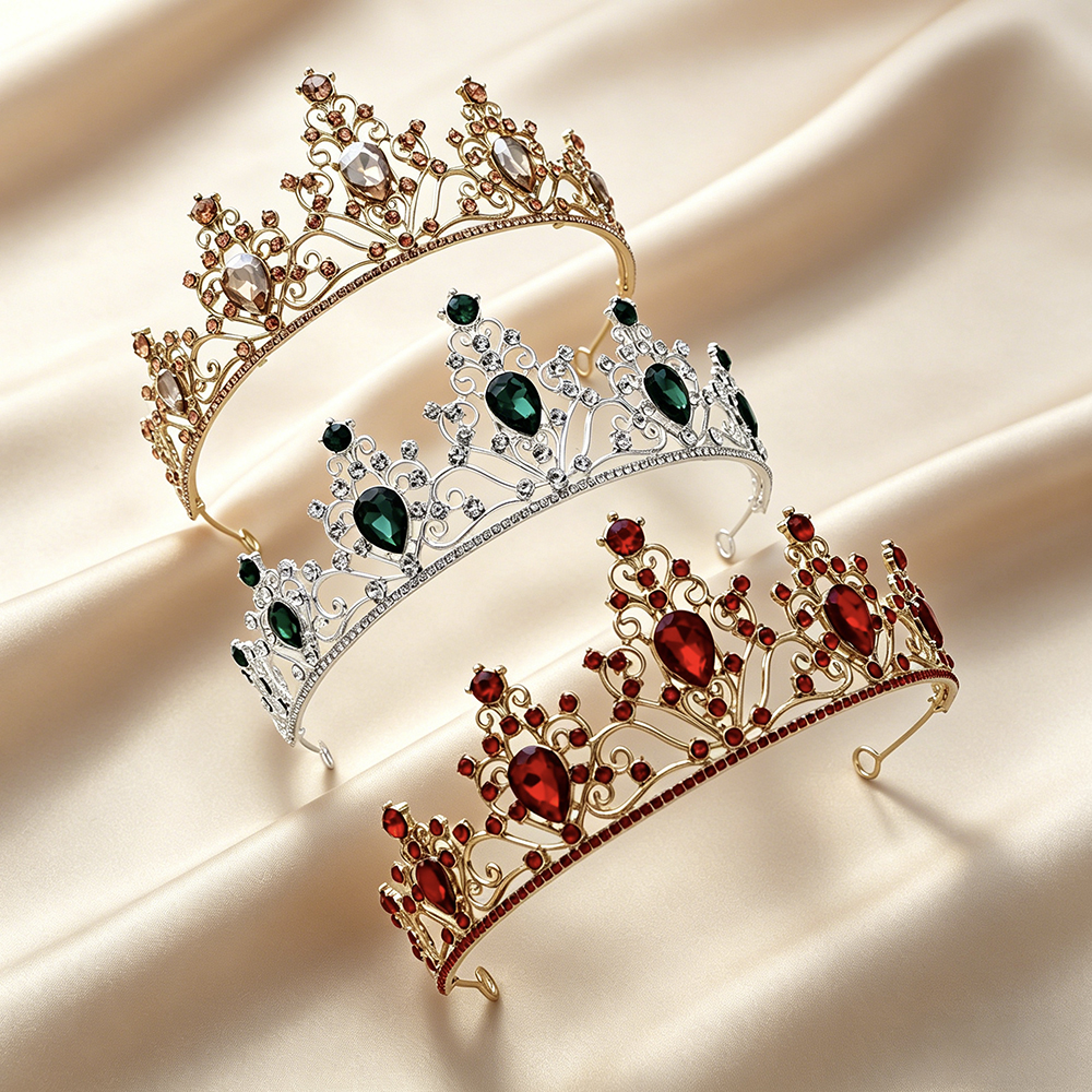 تاج زفاف باروكي عتيق مرصع بالأ - مراجعة Women Accessories For Wedding وسعره