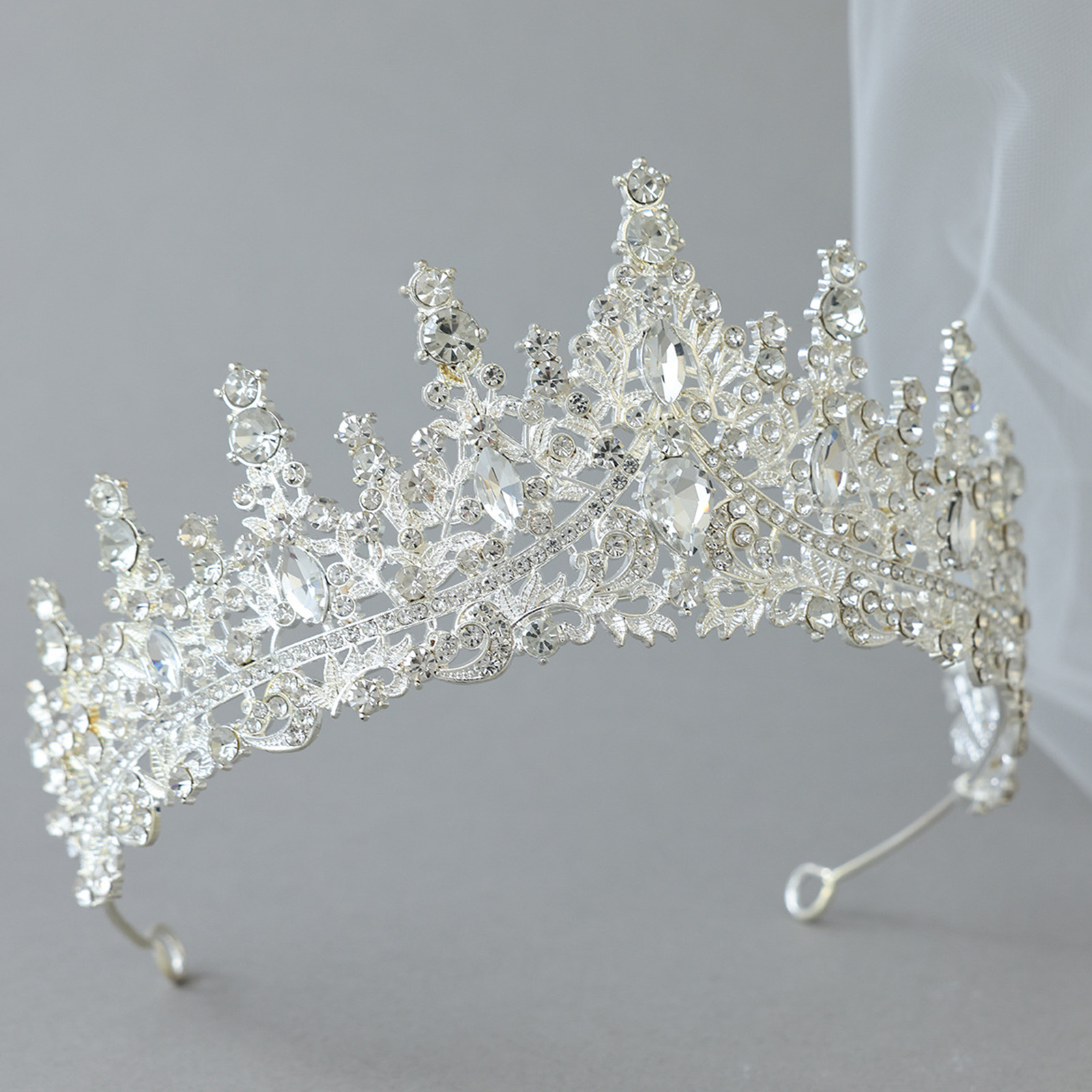 تاج زفاف مرصع بالأحجار الكريمة - مراجعة Women Accessories For Wedding وسعره