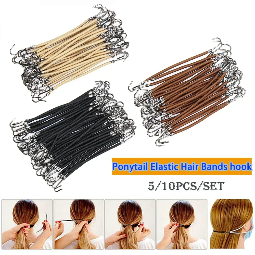 5/10 قطعة ذيل حصان المطاط مطاط - مراجعة Women Accessories Combo وسعره