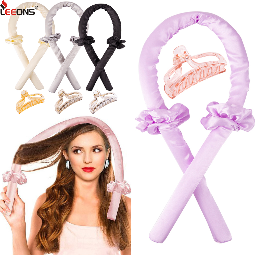 لا الحرارة شريط حرير بكرات الح - مراجعة Scrunchie Satin Set وسعره
