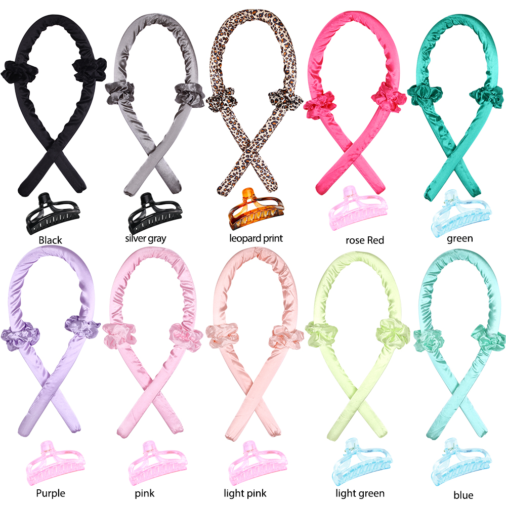 لا الحرارة شريط حرير بكرات الح - مراجعة Scrunchie Satin Set وسعره